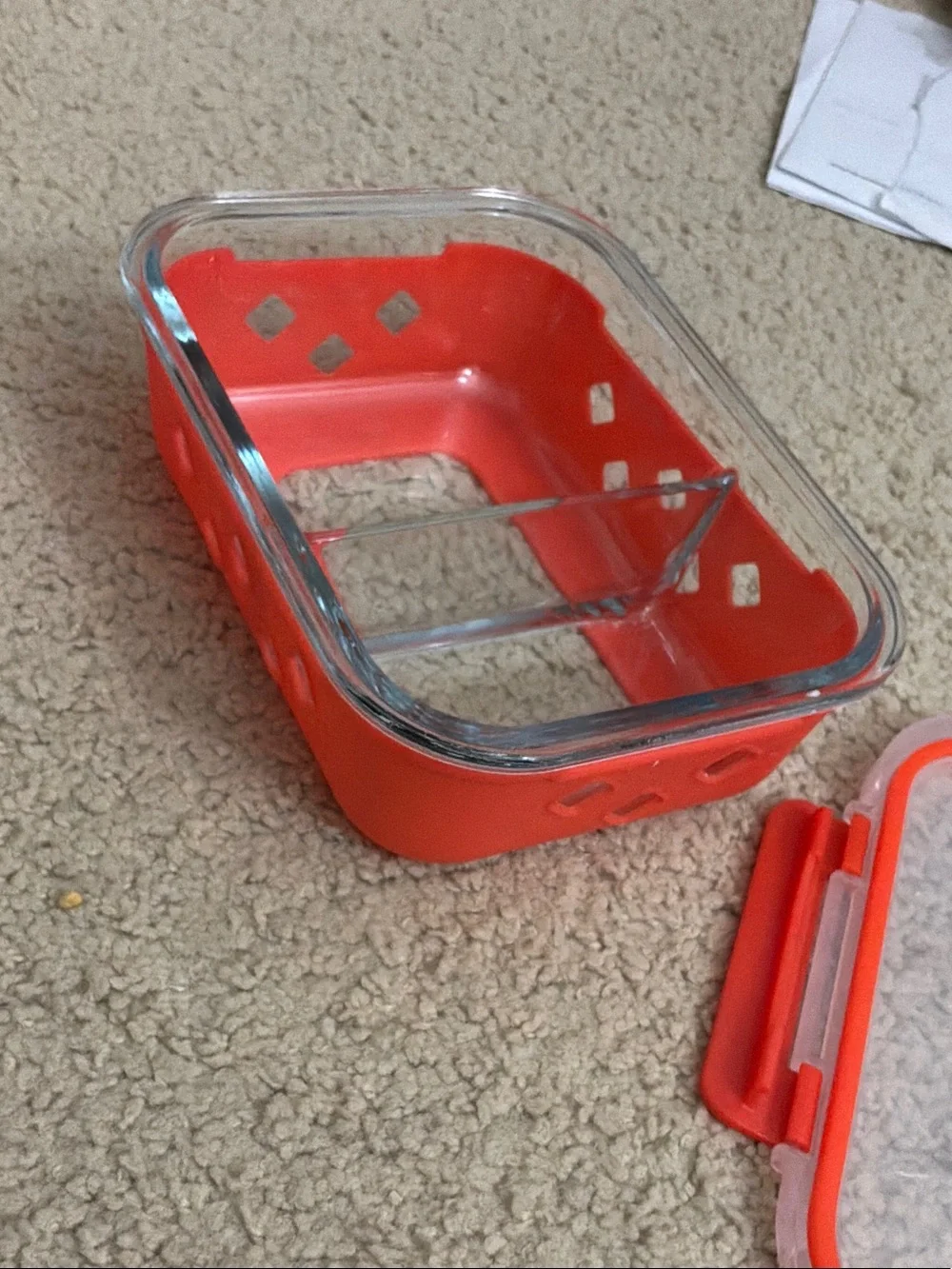 Orange Protective Phone Case with Clear Back - Unbranded